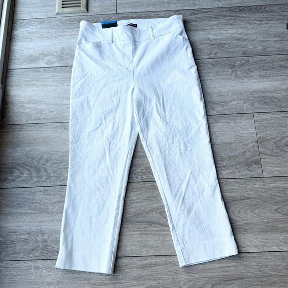 Hilary Radley Pants - NWT Hilary Radley White Slim Fit Cropped Pants